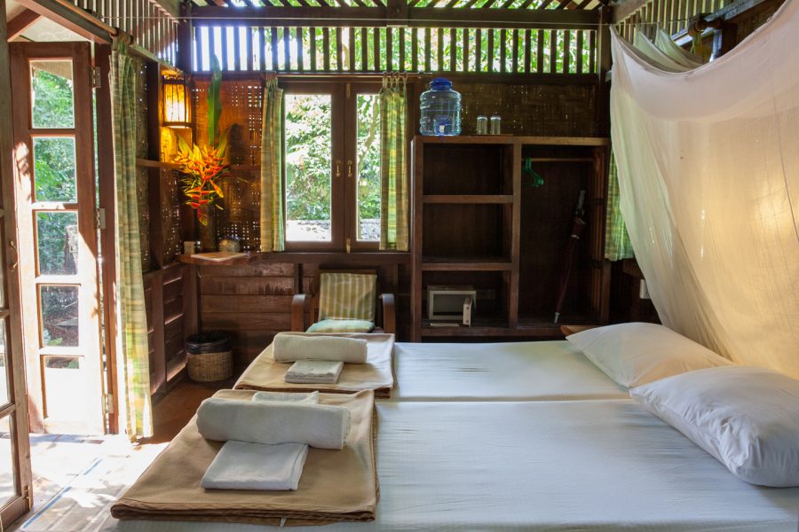 TREEHOUSE TRIPLE  Sleeps 3 to 4 guests, Double + Single or Triple Bed arrangement